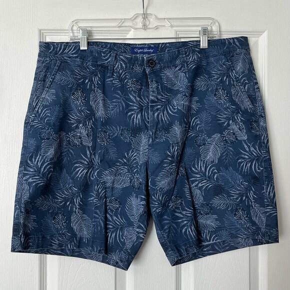 English Laundry Leaf-Print Shorts - Size UNKNOWN - Picture 1 of 5